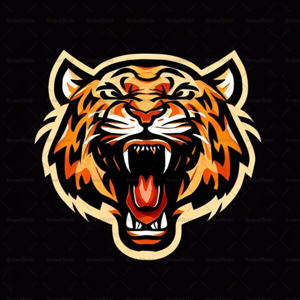 Brüllender Tiger